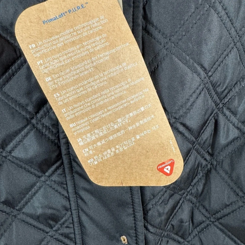 J.Crew Quilted Barn Vest Black XXS